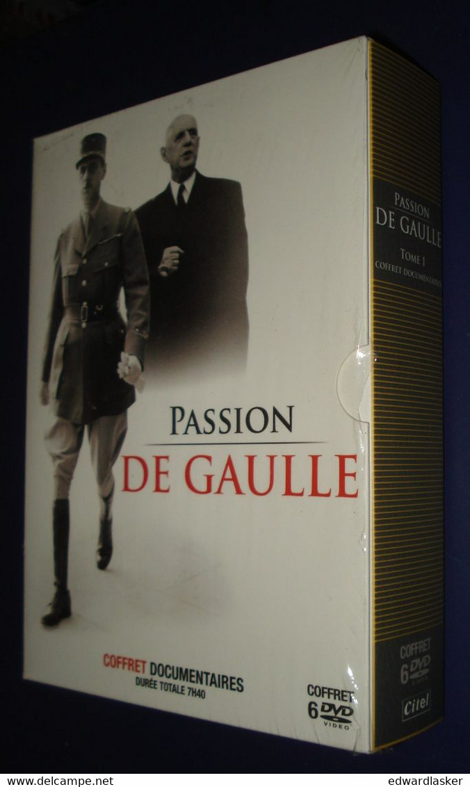 PASSION DE GAULLE - Coffret 6 DVD - Films Documentaires + Livret - Documentary