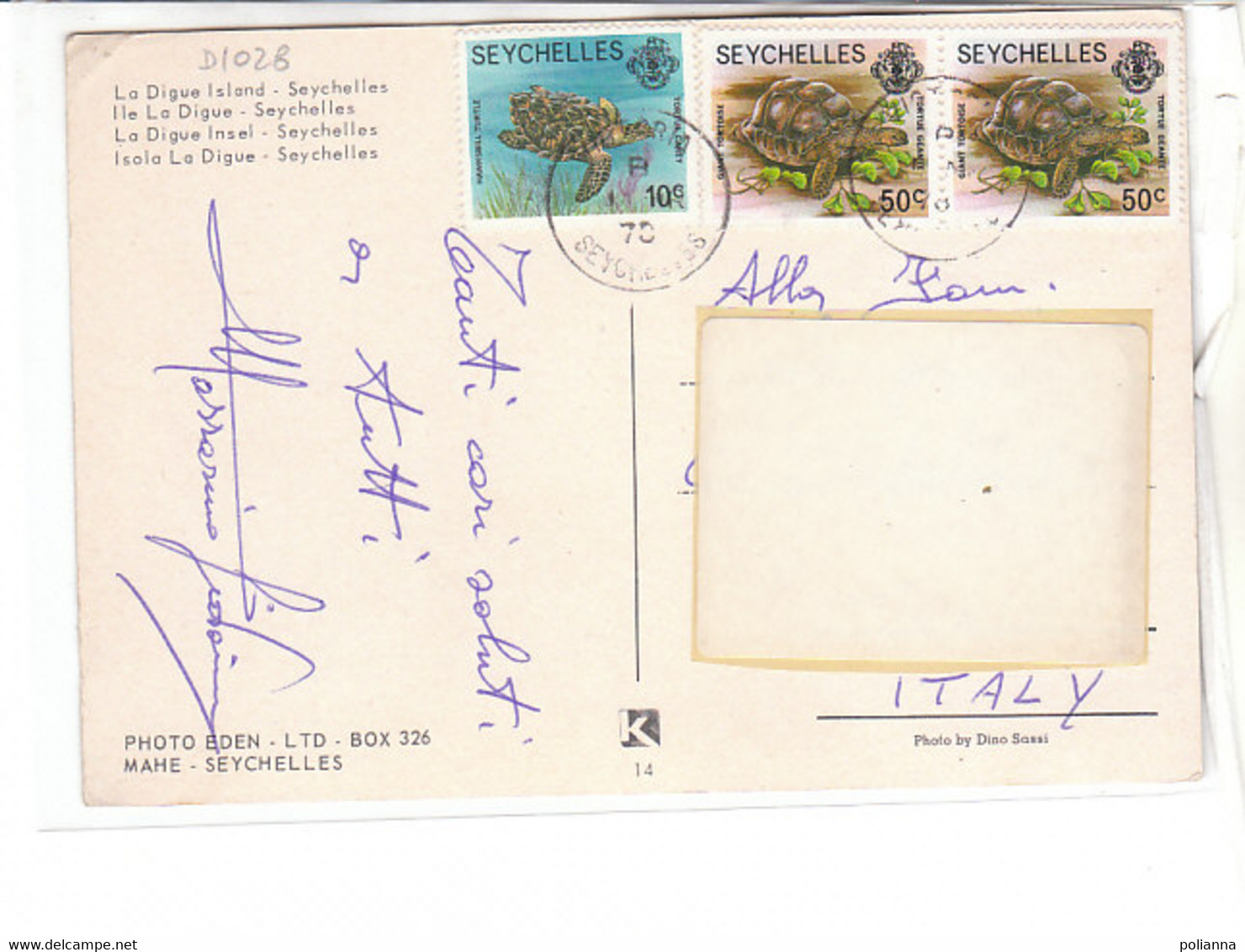 PO0643E# SEYCHELLES - ISOLA LA DIGUE  VG 1978 - Seychelles