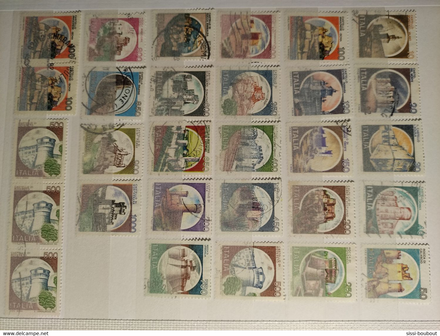 Timbres De ITALIE "OBLITERE" - 310 Timbres - Plus Stock OFFERT - Tout état -Toutes Années - Vente Sans L'album - Lotti E Collezioni