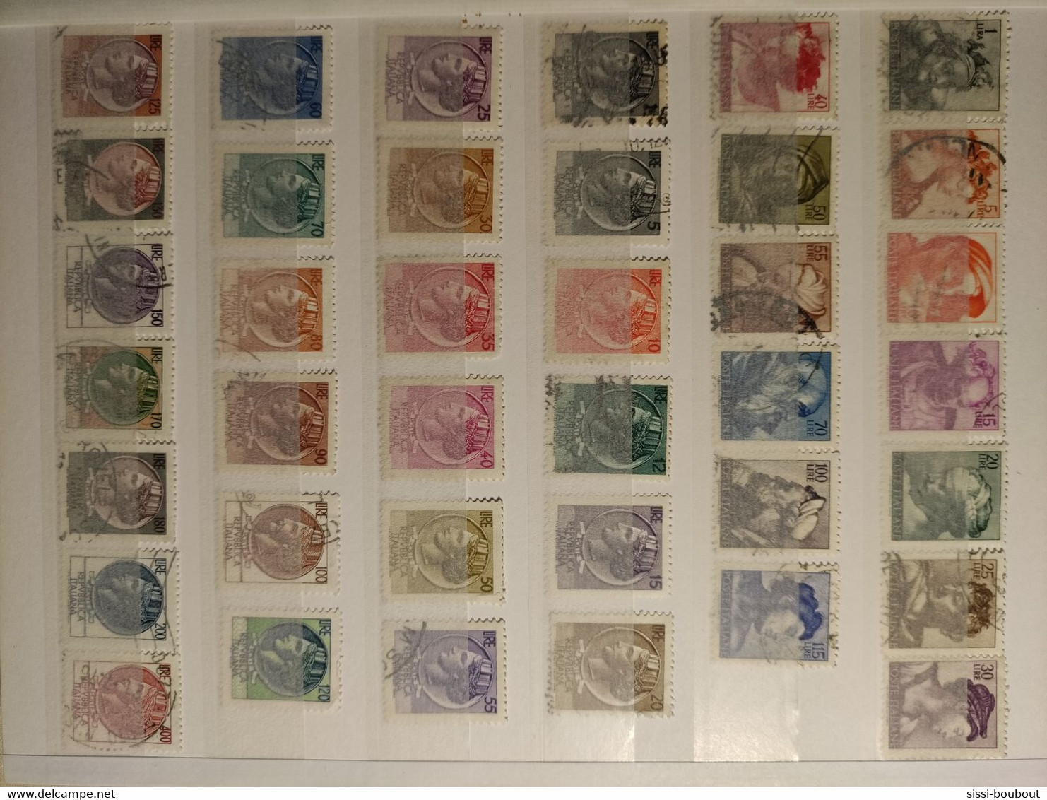 Timbres De ITALIE "OBLITERE" - 310 Timbres - Plus Stock OFFERT - Tout état -Toutes Années - Vente Sans L'album - Lotti E Collezioni