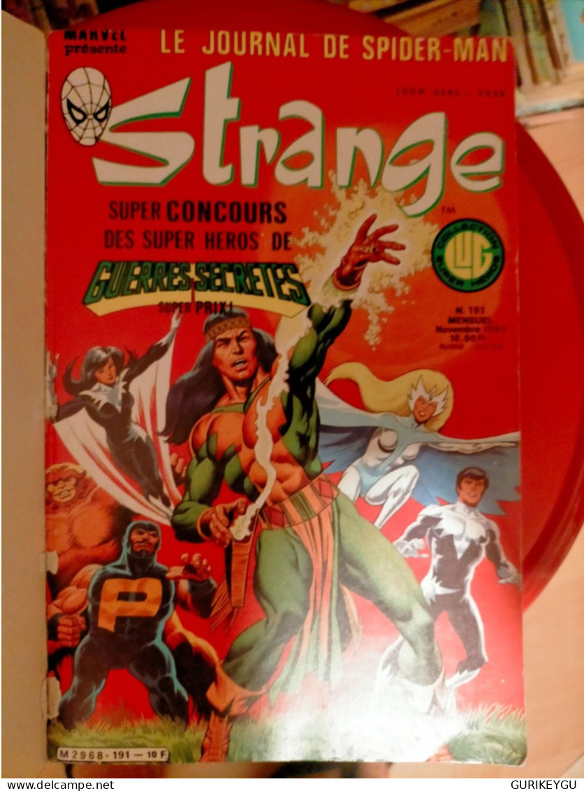 Album  STRANGE N° 64 Daredevil 191.192.193  MARVEL 1985 TTBE Lug L'araignée - Strange