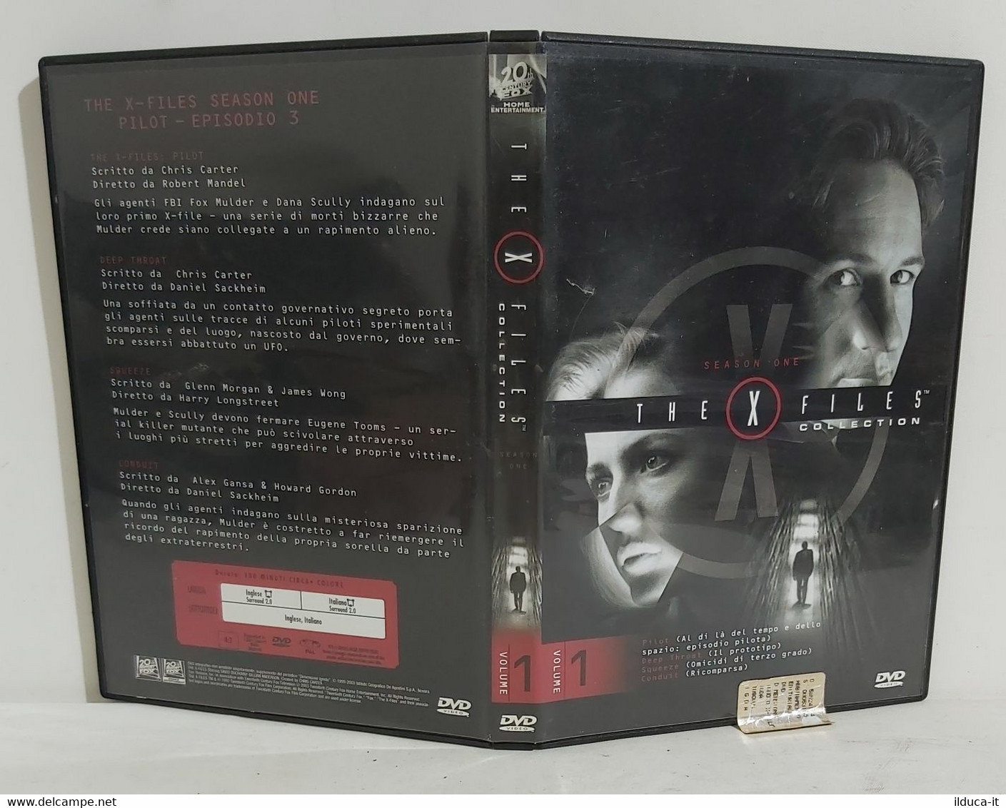 I101429 DVD - The X-Files Collection - Volume 1 Stagione 1 Pilot + Ep. 1-2-3 - Fantascienza E Fanstasy