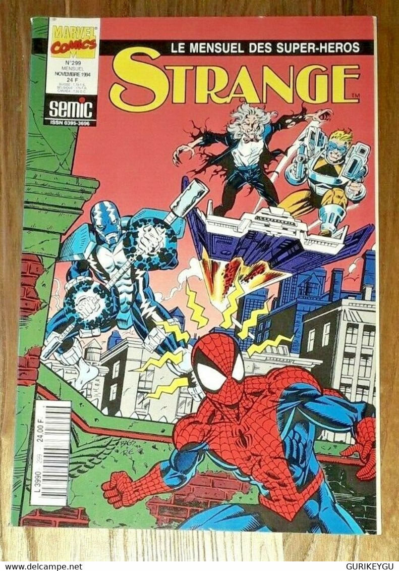 STRANGE N° 299 TBE  LUG 05/11/1994 Le Journal De Spider Man  STRANGE - Strange