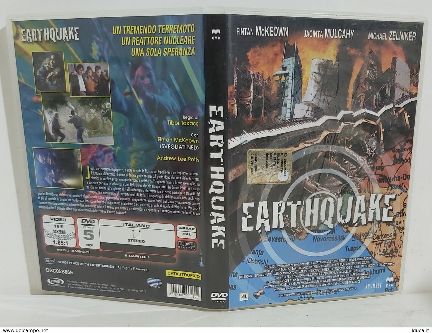 I101439 DVD - Earthquake - Fintan McKeown Jacinta Mulcahy - Fantascienza E Fanstasy