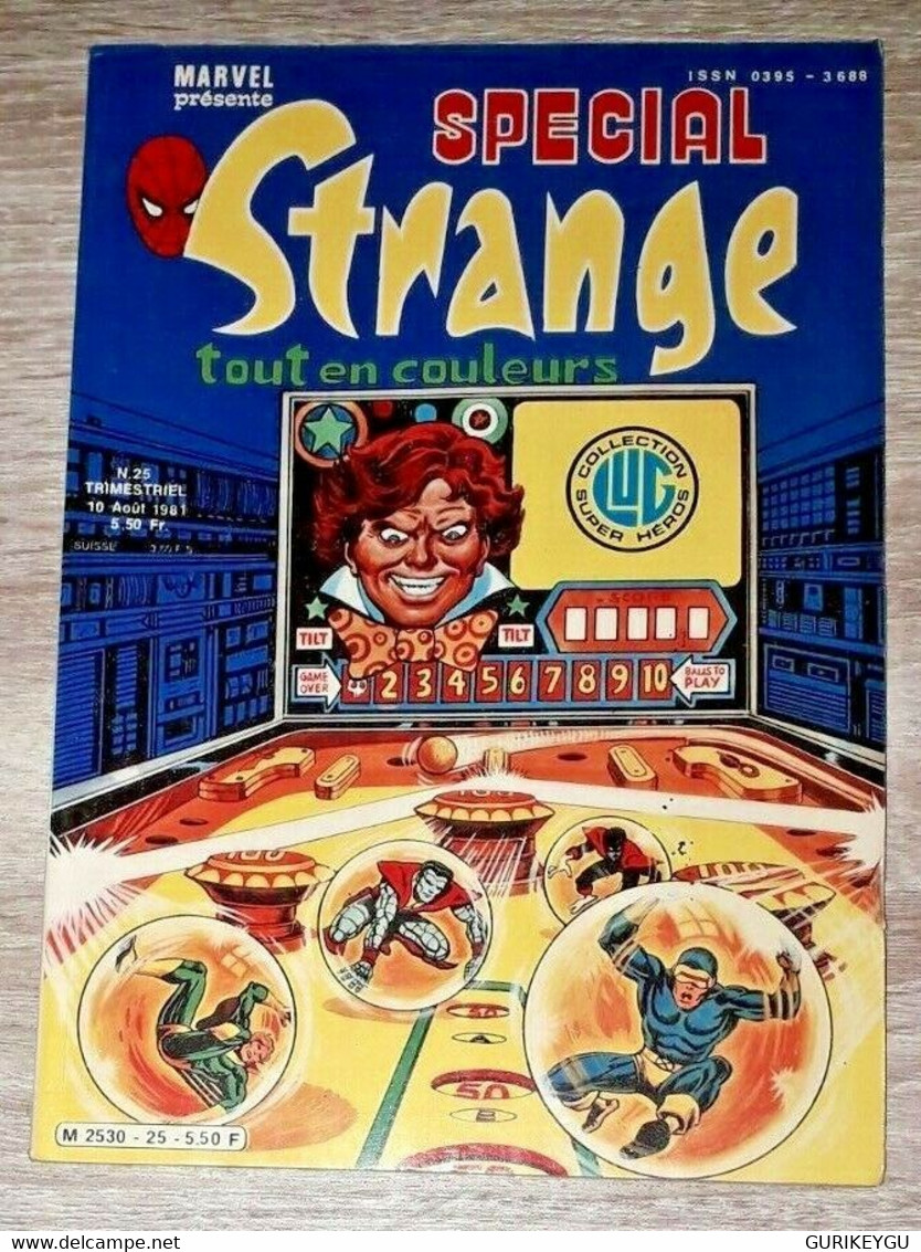 Special STRANGE N° 25 LUG 10/08/1981 Le Journal De Spider Man BE  MARVEL - Strange