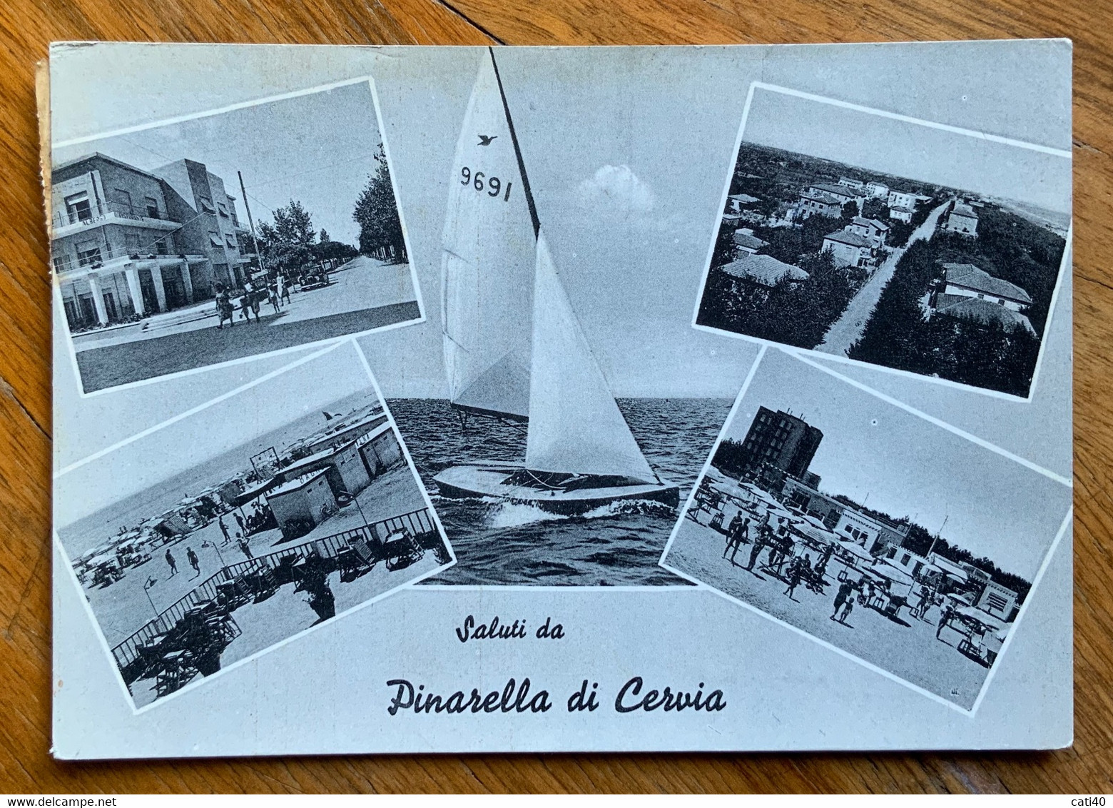 SALUTI DA PINARELLA DI CERVIA  - VEDUTINE - VIAGGIATA 22/6/58  -  FGF163 - Ravenna