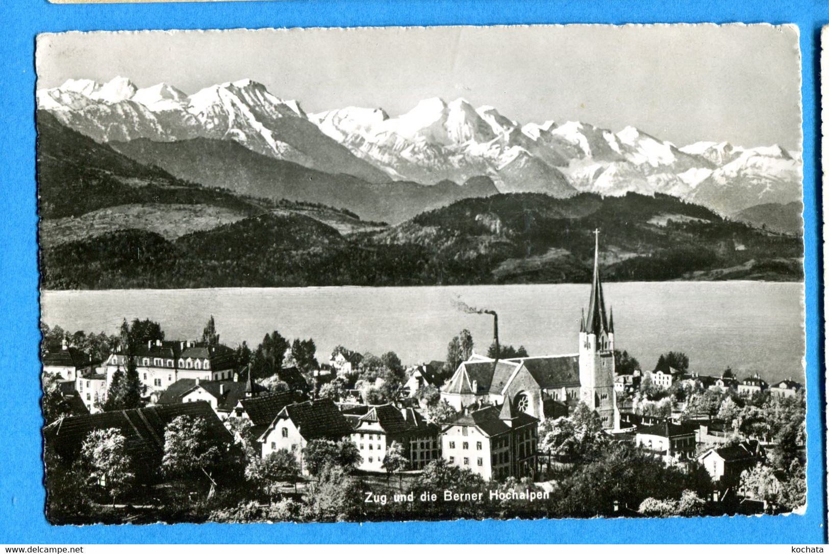 PRO358, Zug Und Die Berner Hochalpen, 574, Photoglob - Wehrli - Vouga, Circulée 1944 - Zoug