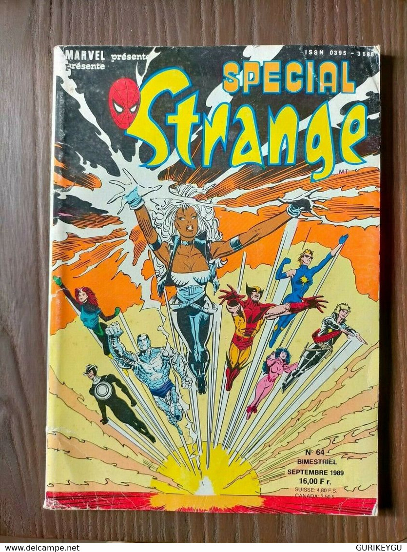 Special STRANGE N° 64 LUG 1989 Les étrange X-MEN - Strange