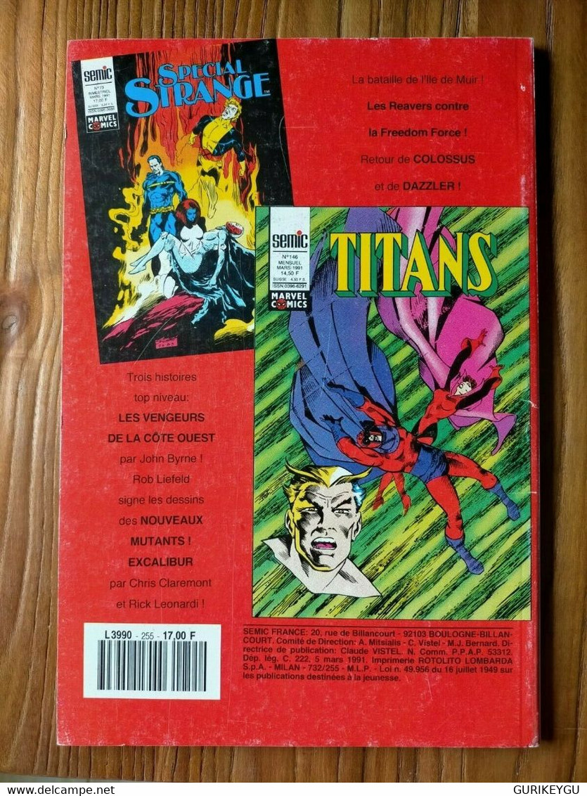 STRANGE N° 255 L'araignée IRON MAN Namor  LES VENGEURS Semic 03/1991 BIEN ++ - Strange