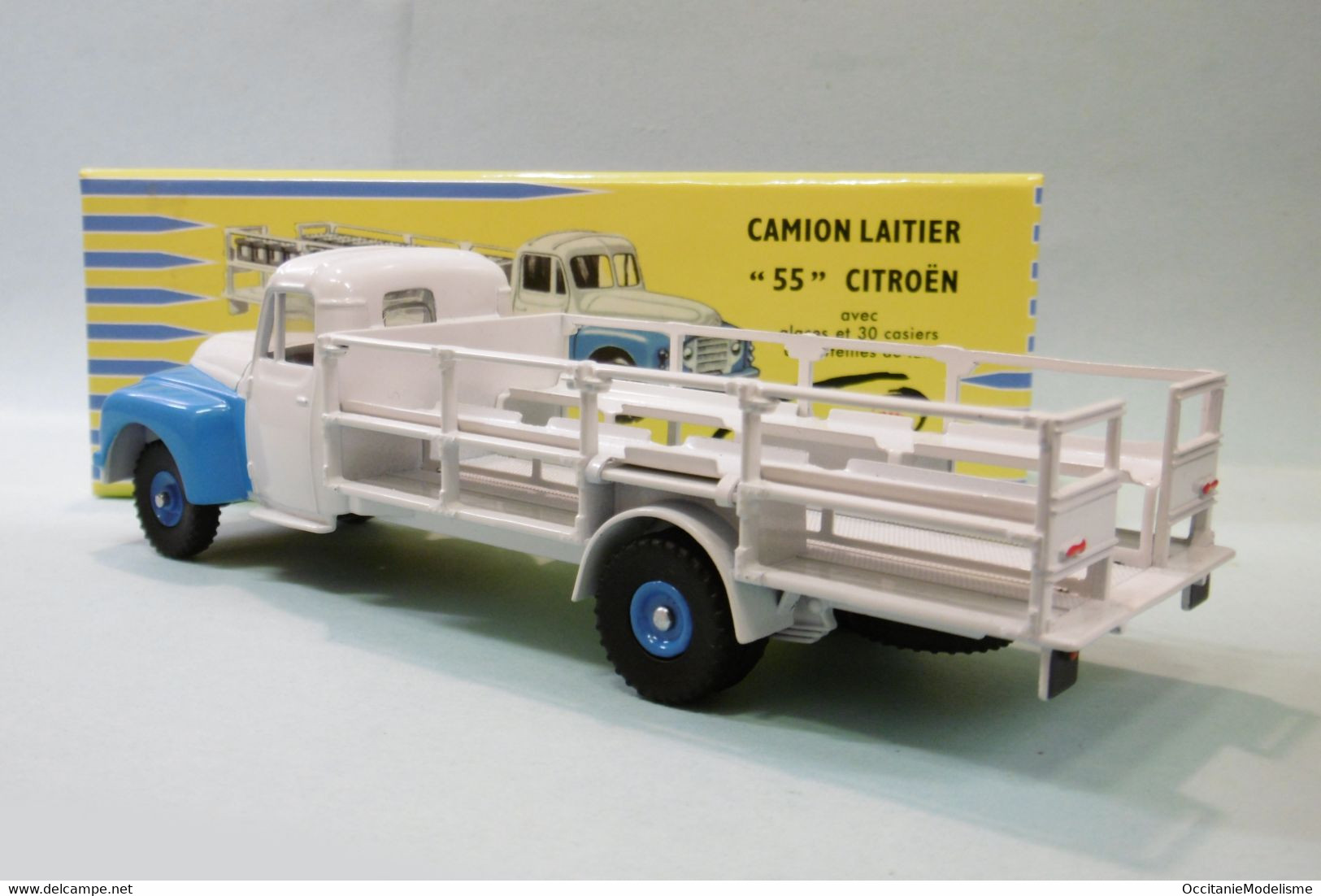 Dinky Toys / Atlas - Camion Laitier CITROEN 55 Réf. 586 Neuf NBO 1/43 - Dinky