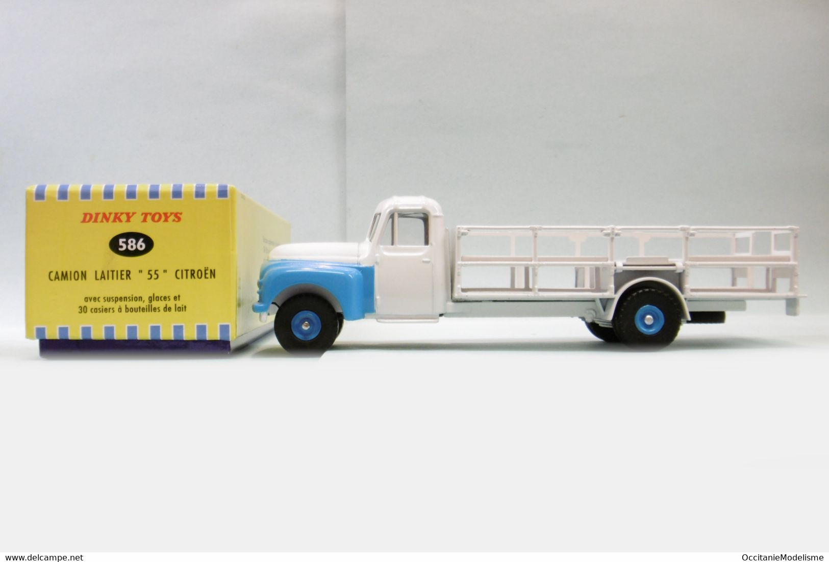 Dinky Toys / Atlas - Camion Laitier CITROEN 55 Réf. 586 Neuf NBO 1/43 - Dinky