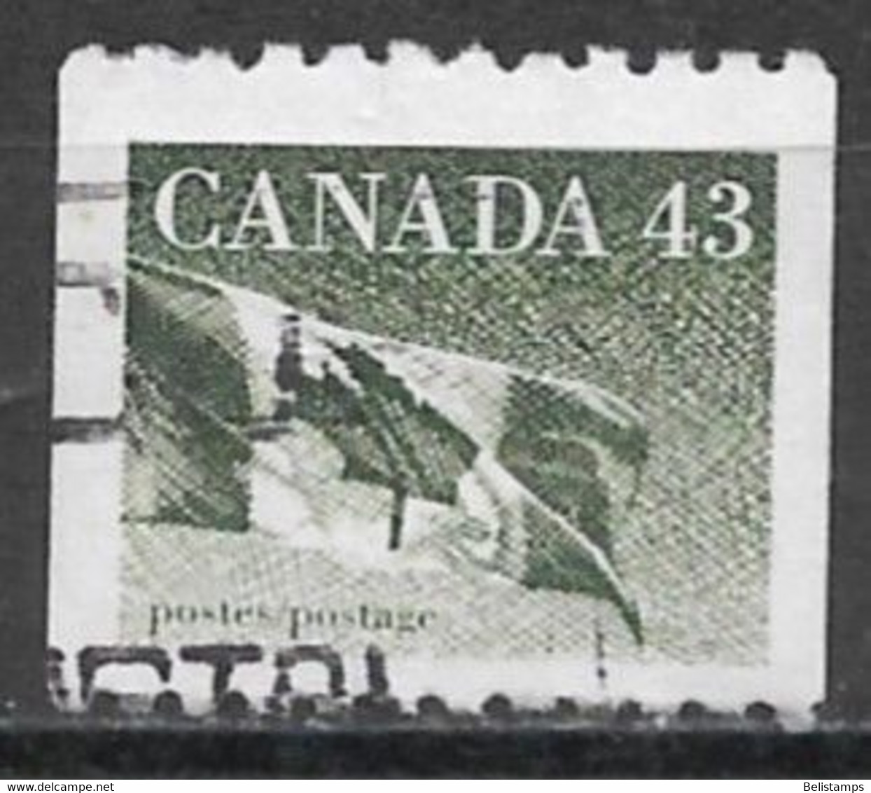 Canada 1992. Scott #1395 (U) Flag - Francobolli In Bobina