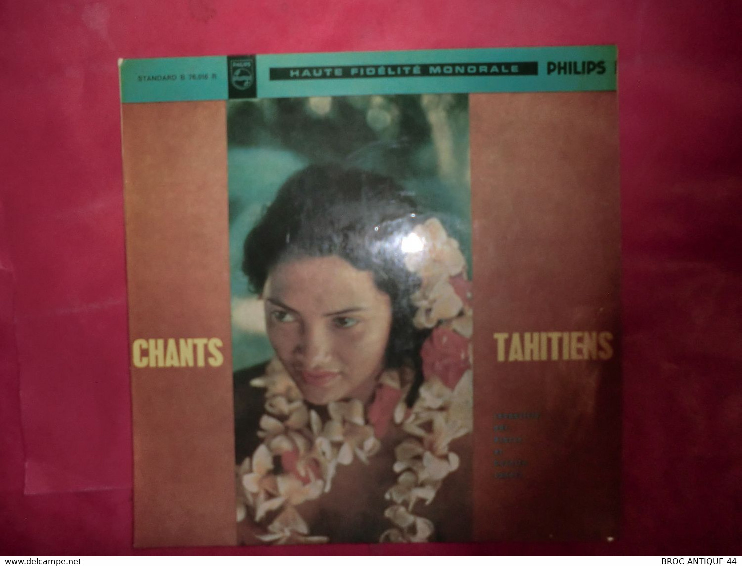 LP33 N°9587 - CHANTS TAHITIENS - 76.016 - FORMAT 10" - World Music