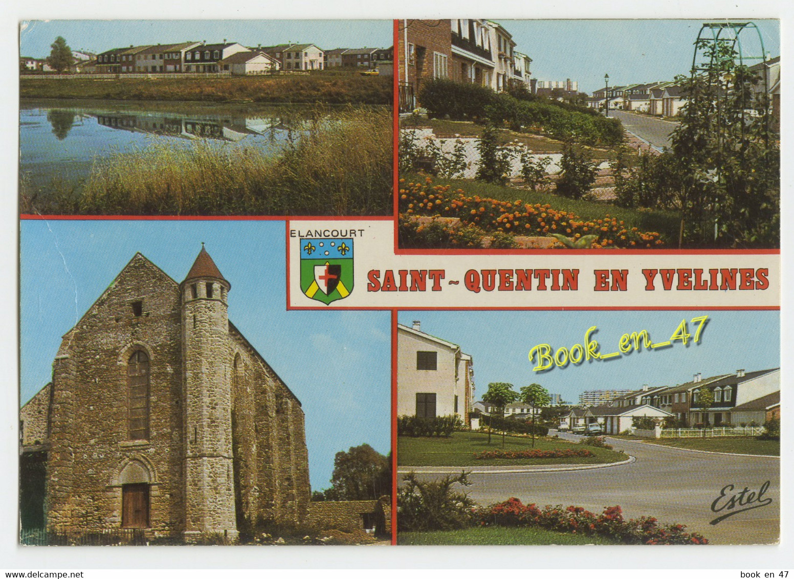 {61199} 78 Yvelines Saint Quentin En Yvelines, Multivues ; Chapelle De La Villedieu , Résidences De La Commanderie , Lac - St. Quentin En Yvelines