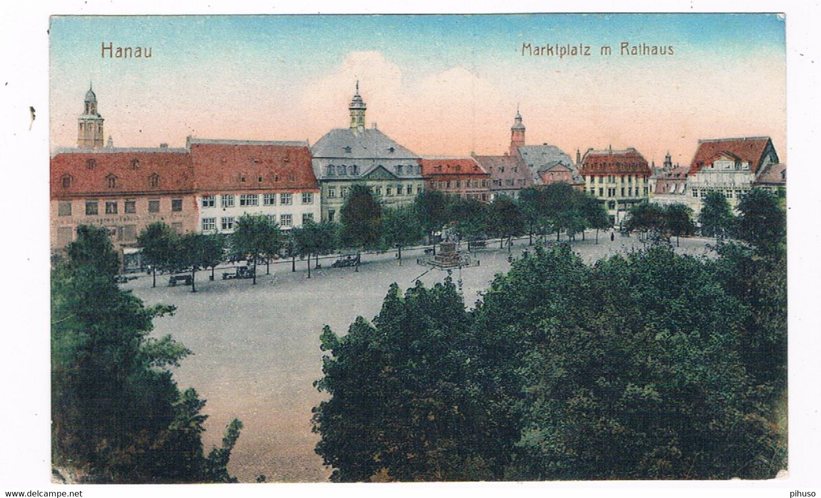 D-13174   HANAU : Marktplatz M. Rathaus - Hanau