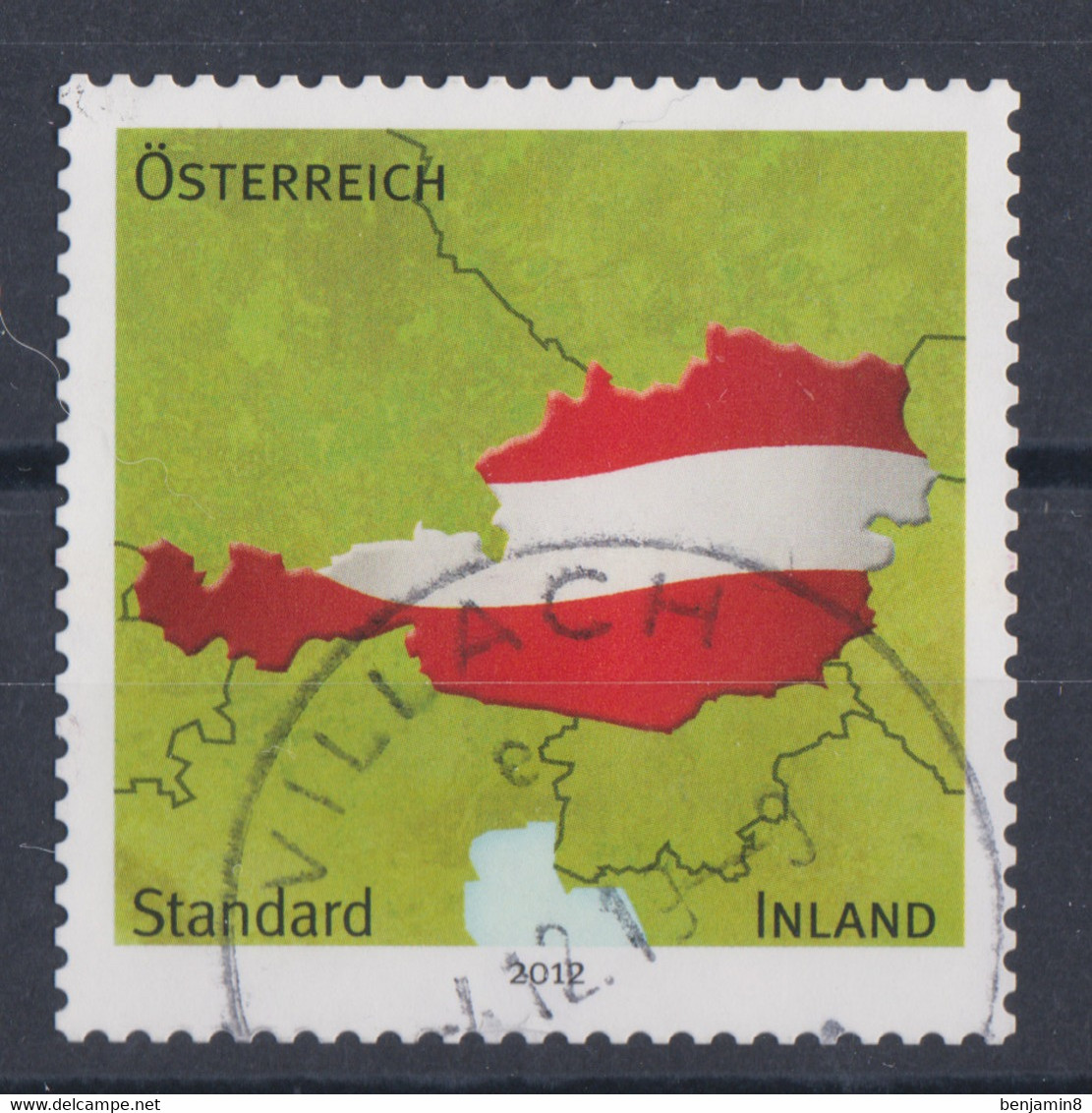 2012  Ausgabe Selbstklebende Standardmarke " Inland "  Gestempelt - Used Stamps