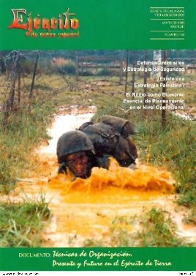 Revista Ejército De Tierra Español. Mayo 2002. Nº 734. Ete-734 - Spanish