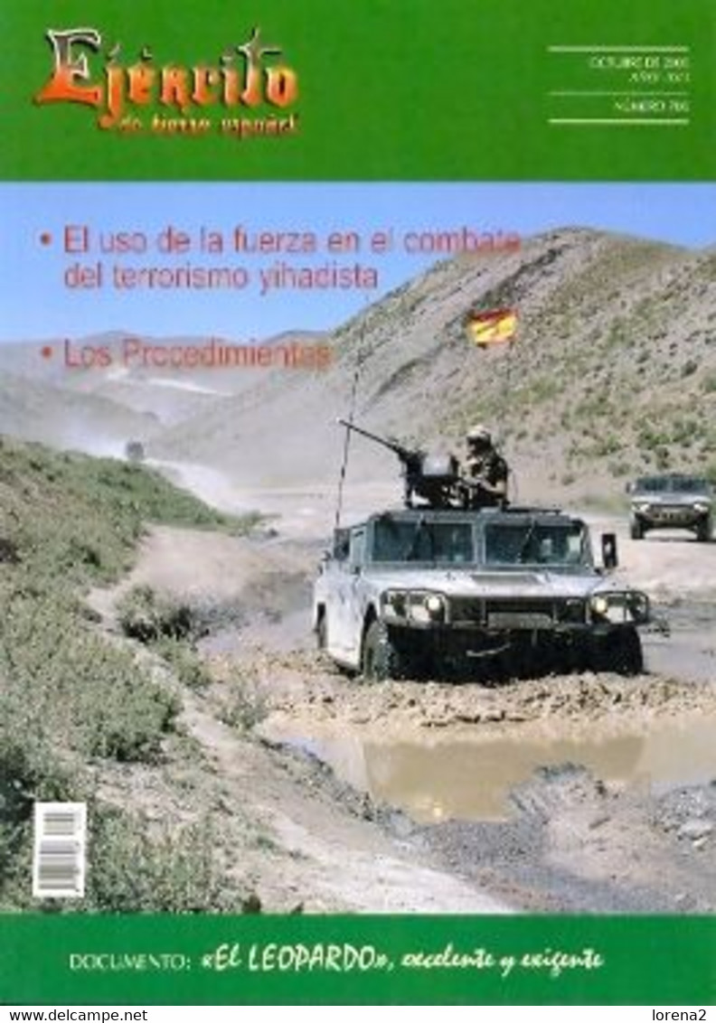 Revista Ejército De Tierra Español. Octubre 2006. Nº 786. Ete-786 - Spagnolo