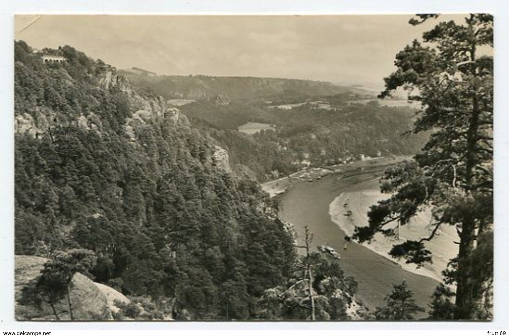 AK 010332 GERMANY - Blick Vom Wartturm Nach Bastei - Sächsische Schweiz - Bastei (sächs. Schweiz)