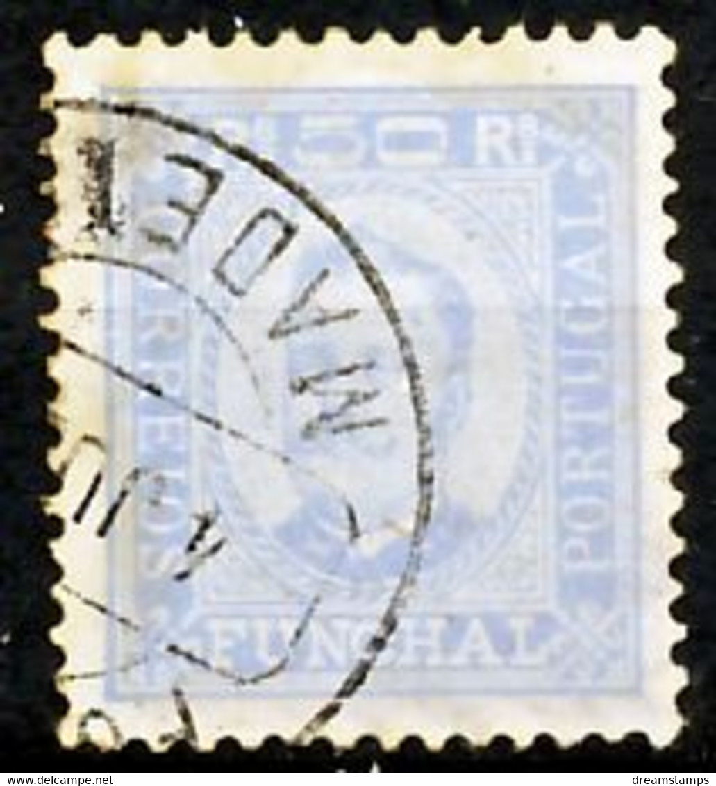 !										■■■■■ds■■ Funchal 1892 AF#06ø King Carlos Neto 50 Réis 11,5 (x13227) - Funchal