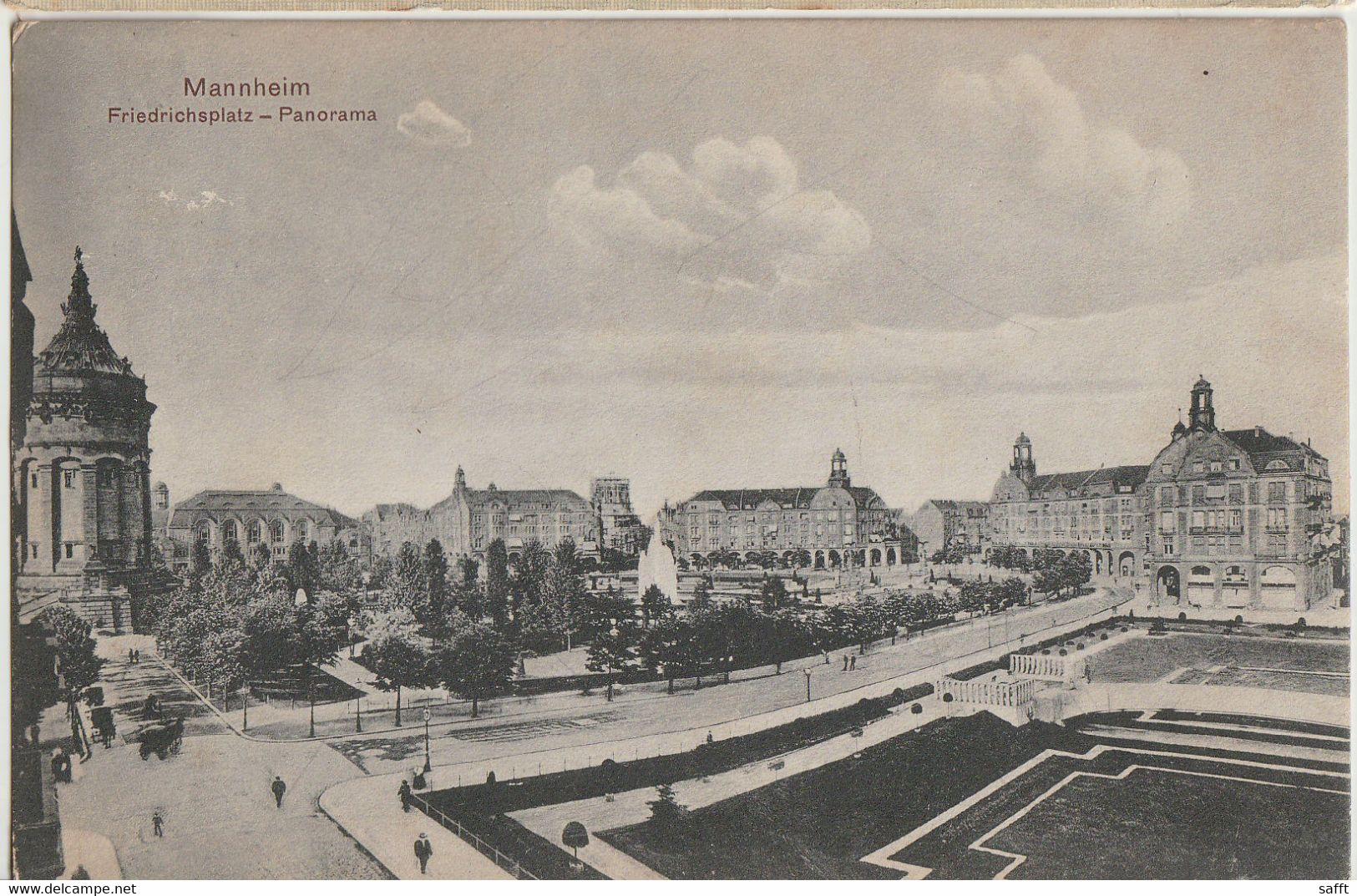 AK Mannheim, Friedrichplatz 1910 - Mannheim