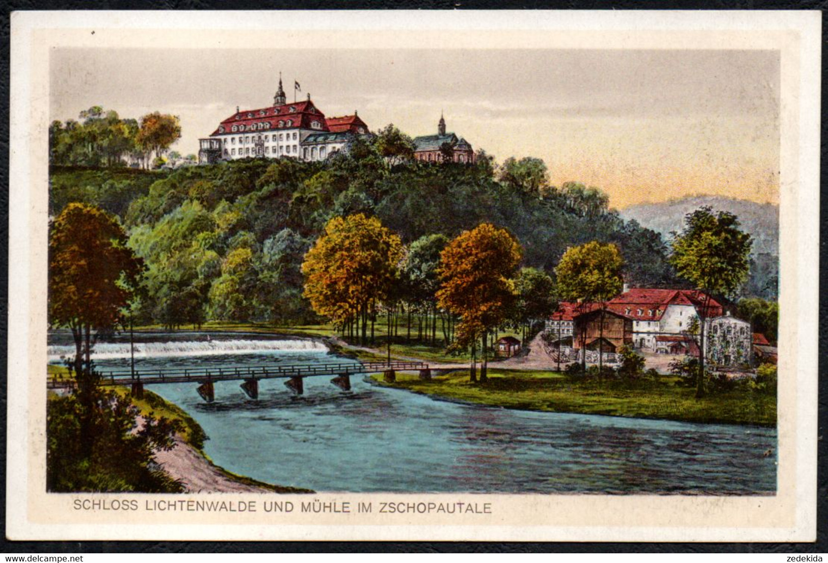 F4216 - TOP Lichtenstein Schloß Mühle Wassermühle - Verlag W. Stephan - Frankenberg