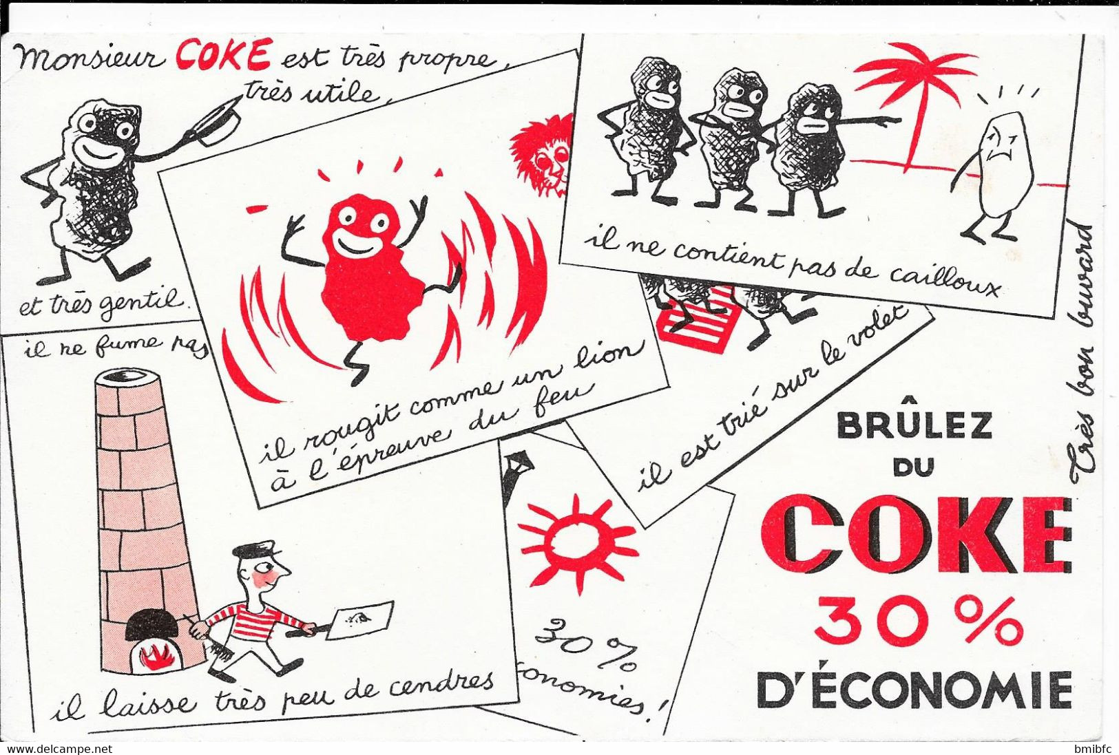 Monsieur COKE Est Très Propre, Très Utile ......Brûlez Du COKE 30% D'économie - C