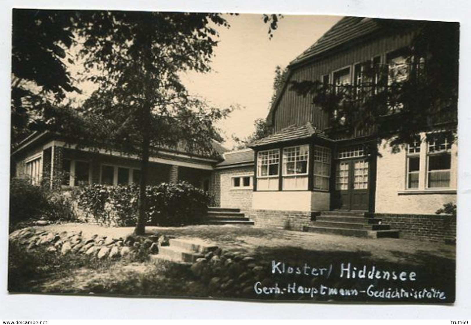 AK 010390 GERMANY - Hiddensee - Kloster - Gerh.- Hauptmann-Gedächnisstätte - Hiddensee