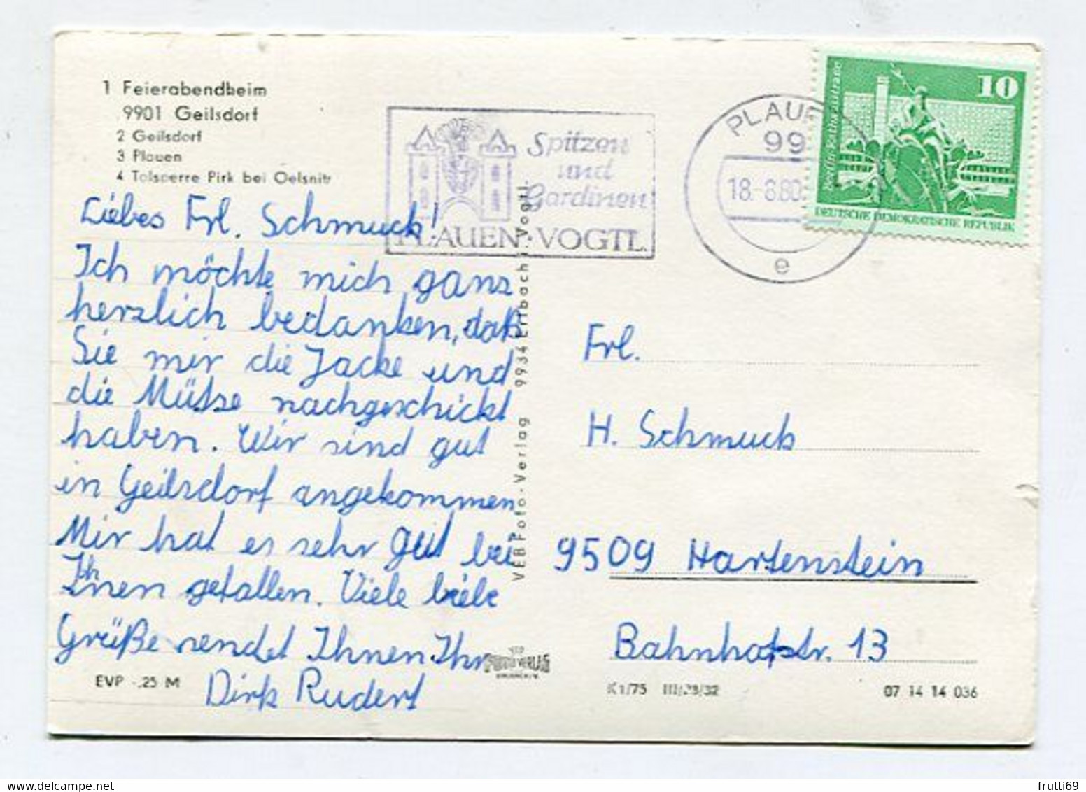 AK 010408 GERMANY - Geilsdorf - Vogtland