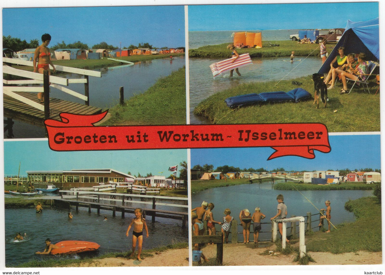 Groeten Uit Workum - IJsselmeer - (Friesland, Nederland / Holland) - L 1199 - Workum