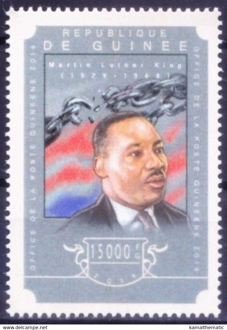 Guinea 2014 MNH, Martin Luther King, Nobel Prize In Peace - Martin Luther King