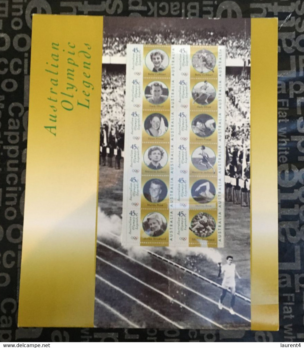 11-11-2021 - Australia - Olympic Games -  Legends With Full Mini-sheet - Presentation Packs