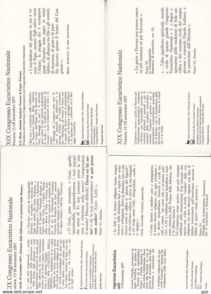 VATICANO  1977 - cartoncino con "annullo speciale" Manifestazione S.Marino -.-