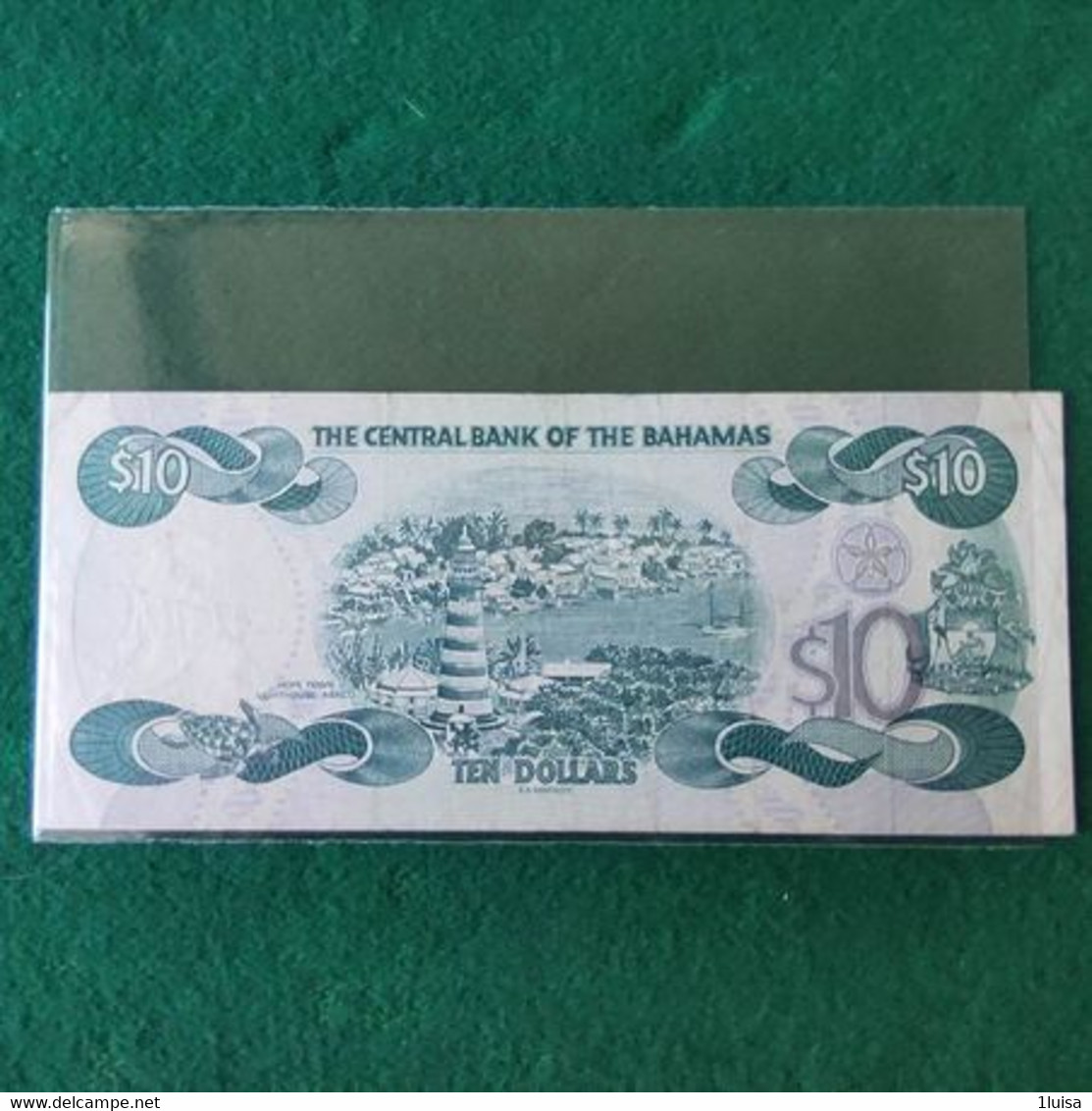 BAHAMAS 10 DOLLARS  1974 - Bahamas