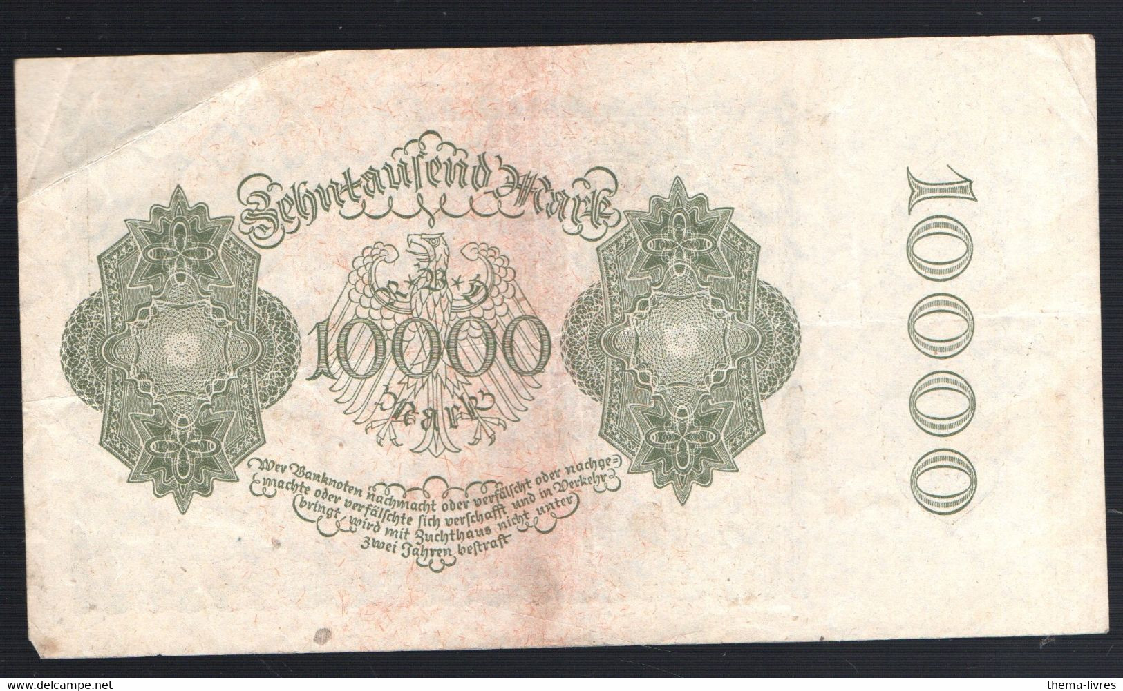 Billet Allemand De  10000 Marks  1922  (PPP33174) - 10000 Mark