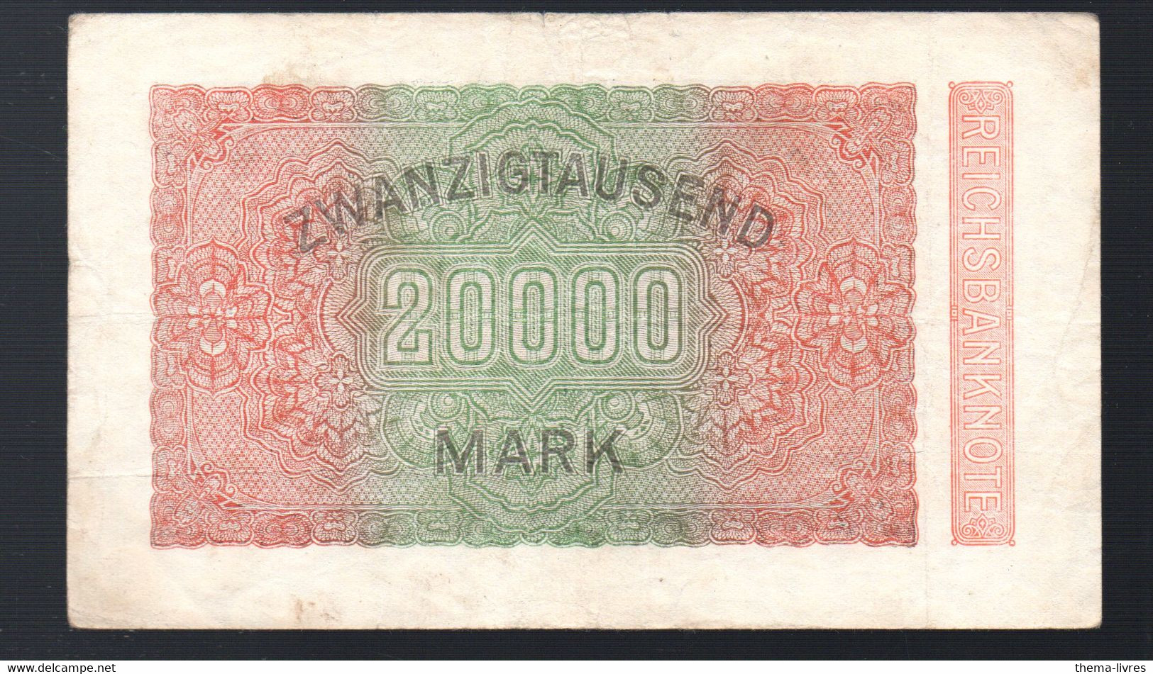 Billet Allemand De  20000 Marks  1923  (PPP33175) - 20.000 Mark