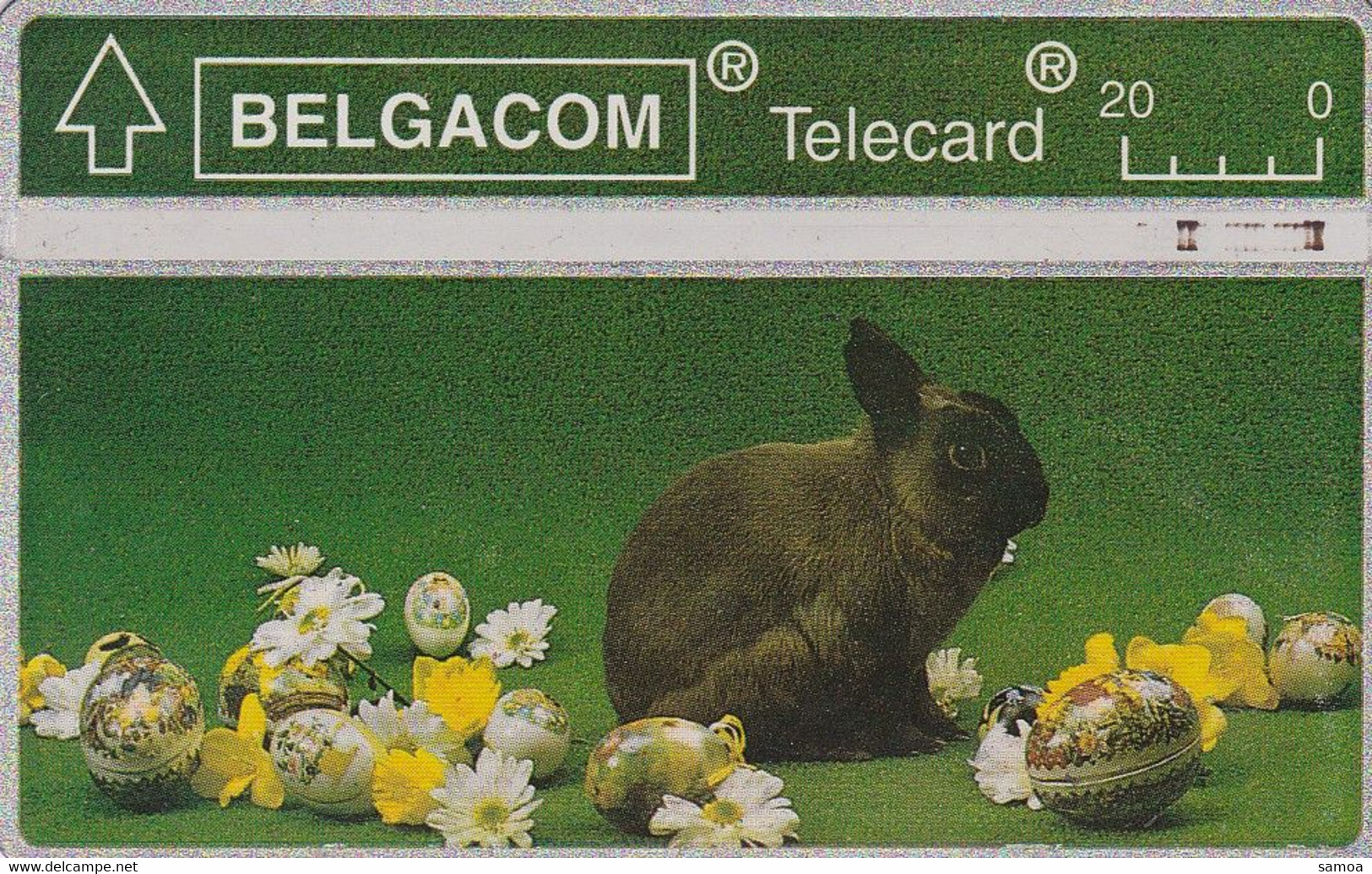 Belgique Télécarte Belgacom Telecard Pâques 1993 Lapin Œufs De Pâques Fleurs 20 Unités N° 303M16522 E. Reniers S-61 314e - Konijnen