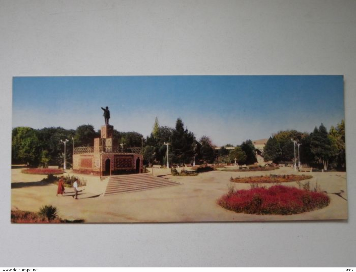 Ashgabat / Turkmenistan / The Lenin Monument / Russian Postcard 1967 Year - Turkmenistan