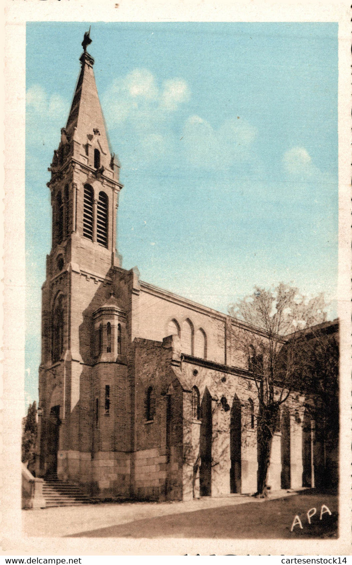 N°19286 Z -cpsm Montclar De Quercy -l'église- - Montclar De Quercy