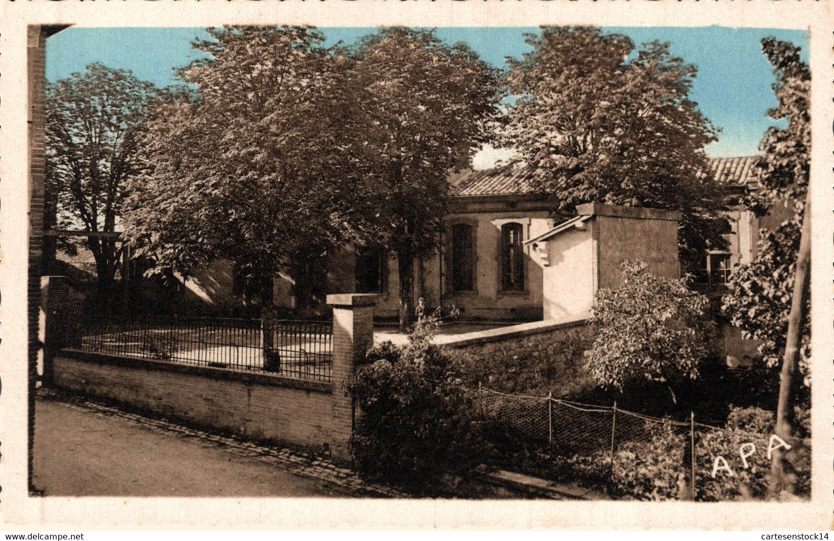 N°19288 Z -cpsm Montclar De Quercy -école Des Filles - - Montclar De Quercy