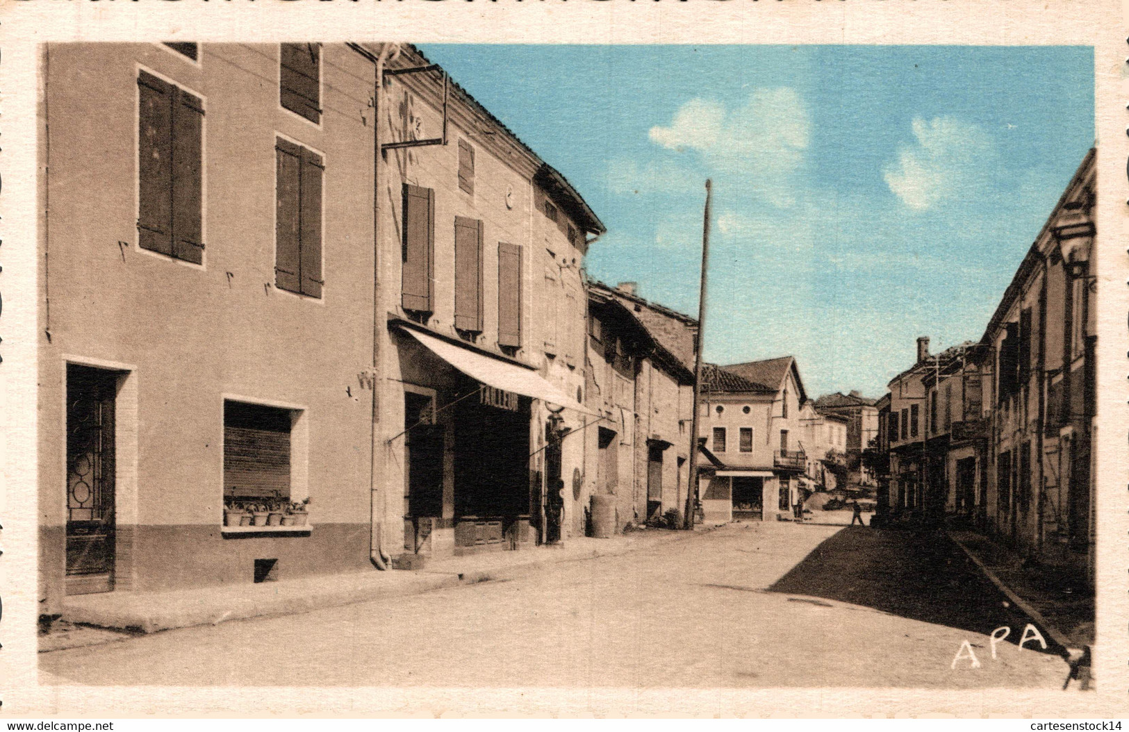 N°19289 Z -cpsm Montclar De Quercy -avenue De Montauban- - Montclar De Quercy