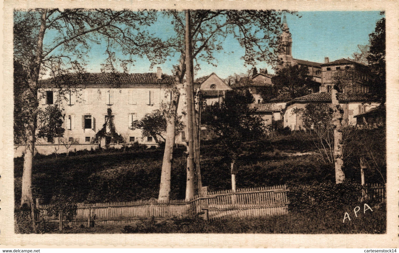 N°19290 Z -cpsm Montclar De Quercy -le Pensionnat St Joseph- - Montclar De Quercy