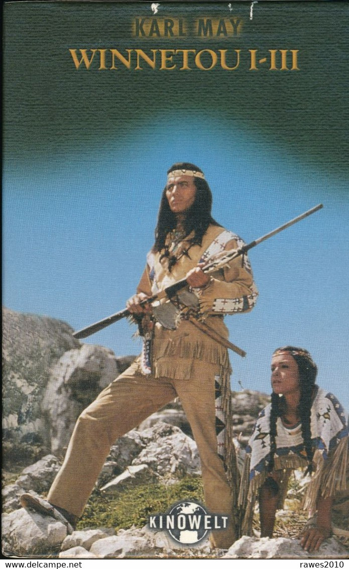 Video : Winnetou I - III (3 Filme In Einer Box) Nach Karl May - Enfants & Famille