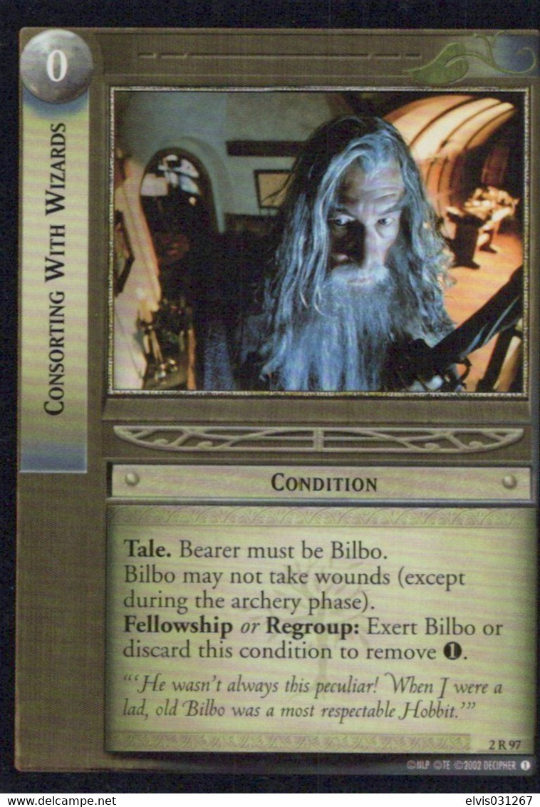 Vintage The Lord Of The Rings: #0 Consorting With Wizards - EN - 2001-2004 - Mint Condition - Trading Card Game - Lord Of The Rings