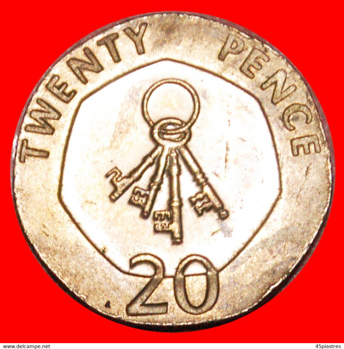 * KEYS (2005-2011): GIBRALTAR ★ 20 PENCE 2009!  LOW START ★ NO RESERVE! - Gibraltar