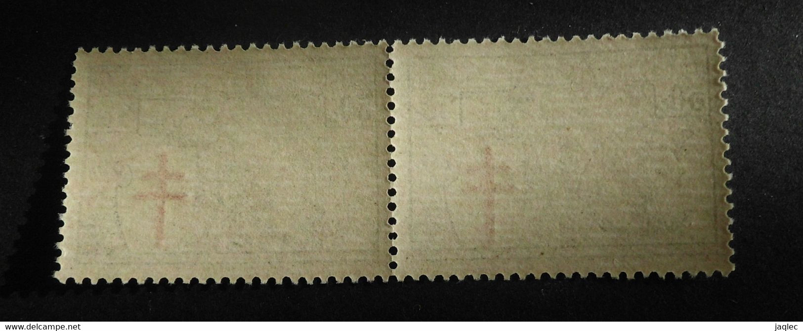 1934 : Cob 396** X 2   ( Sans Charnière D23 ) Voir Verso - Unused Stamps