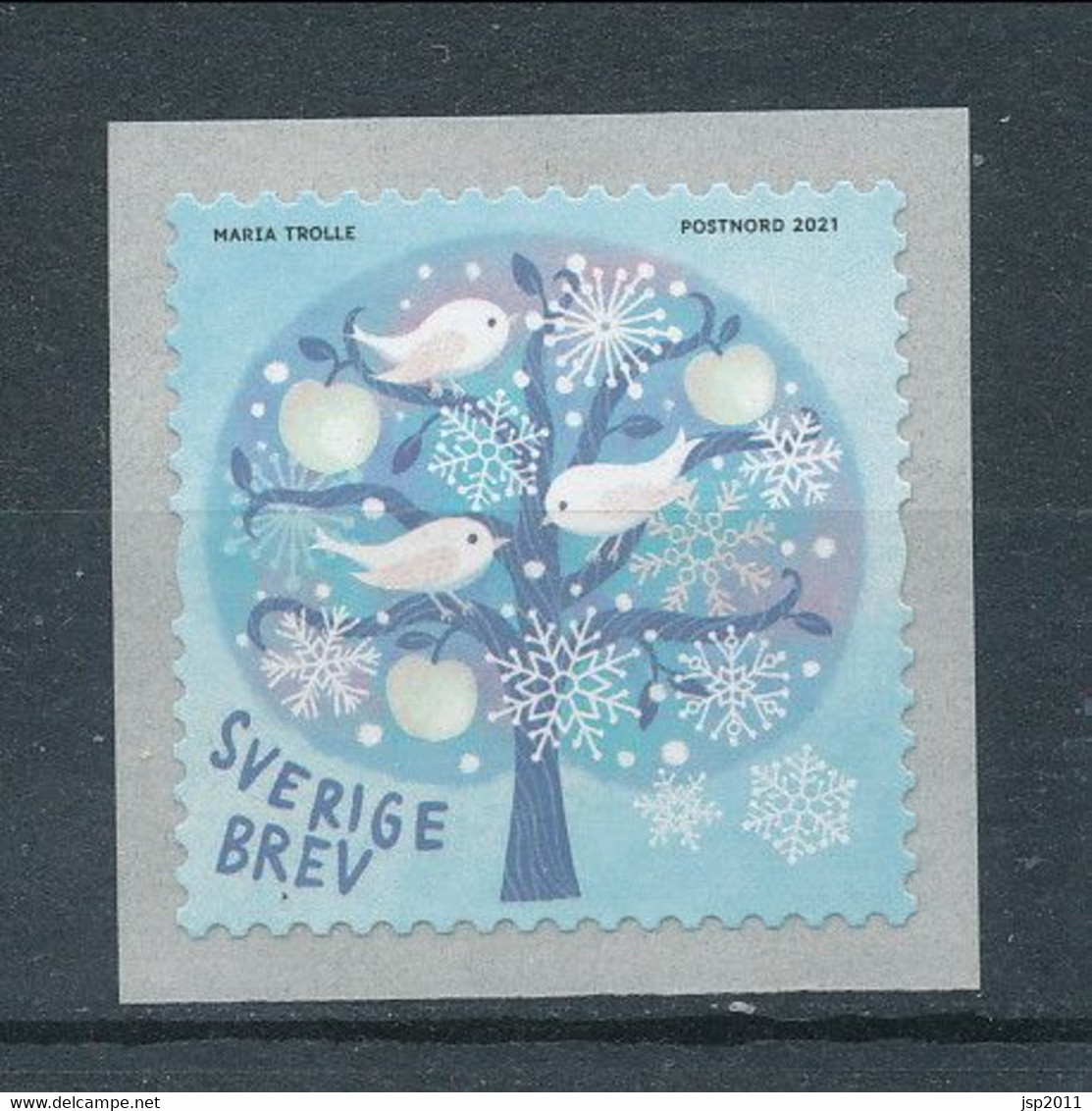 Sweden 2021. Facit # 3403. The Garden Gnomes' Christmas Coil. MNH (**) - Unused Stamps