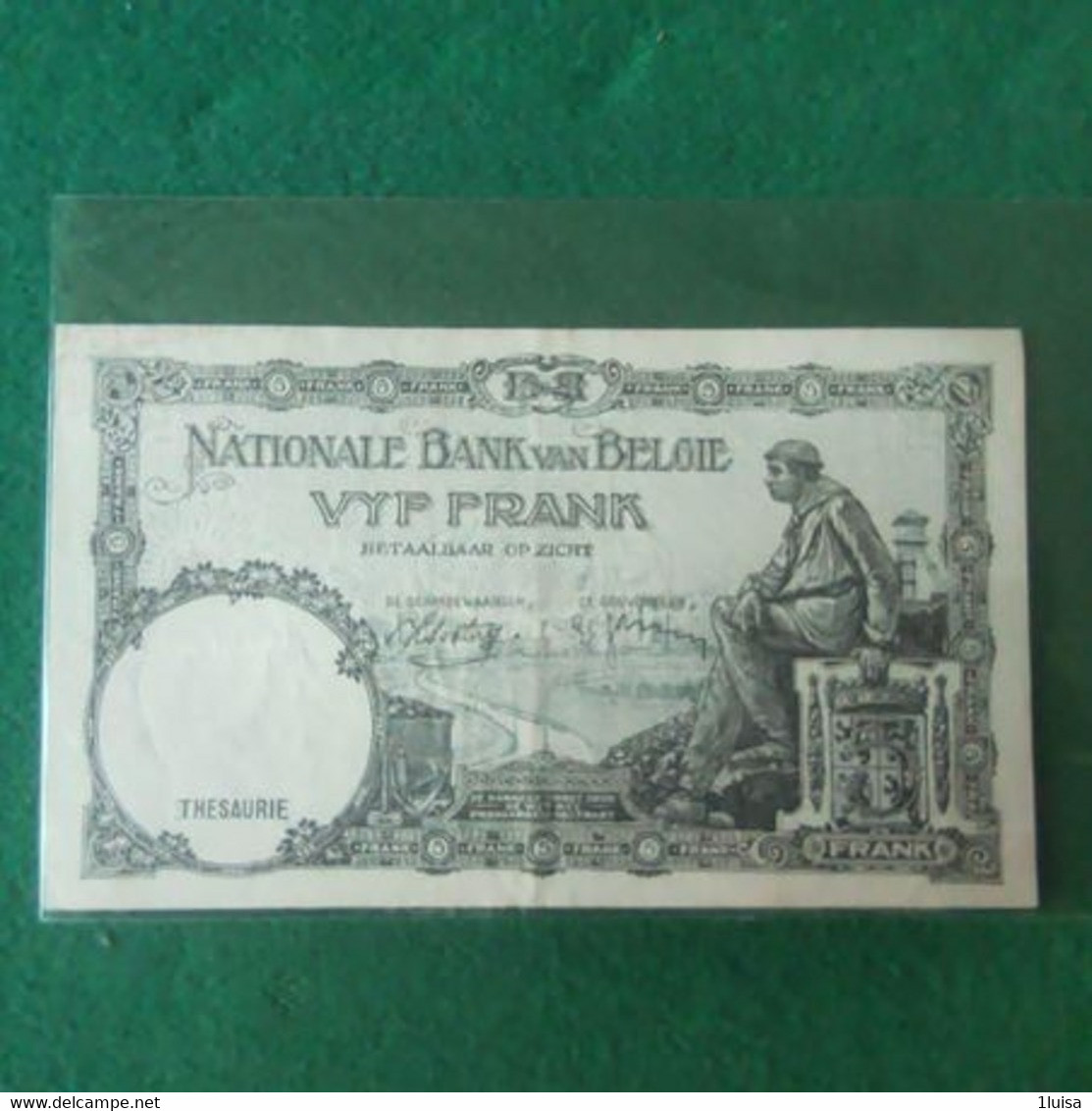 BELGIO 5 FRANCS 1927 - 5 Francs