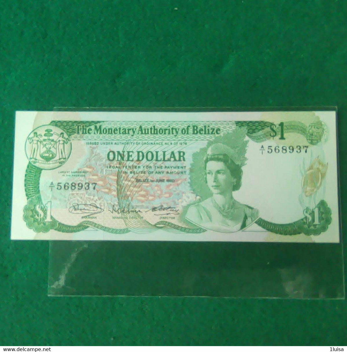 BELIZE HONDURAS 1 DOLLAR 1980 - Belize
