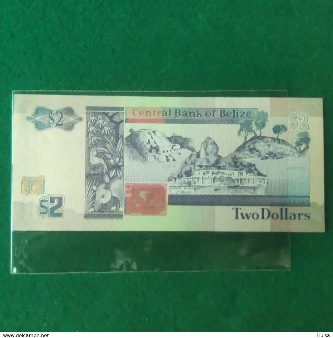 BELIZE  2 DOLLARS 2002 - Belice